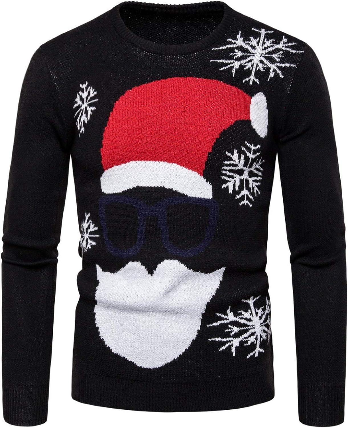 DerDer Christmas Sweater Men's Round Neck Christmas Sweater Amazon.co