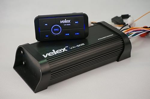 Amplificador Velex Marine de 4 canales clase A / B