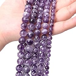 Natural Purple Dream Lace Amethysts Beads Crystal