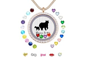 GOKING Mama Bear Floating Locket