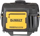 DEWALT 18 inch Rolling Tool Bag IP54 Water-Resistant 1680D Fabric