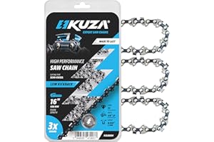 16 Inch Chainsaw Chain 3/8" LP Pitch, 043" Gauge, 55 Drive Links, German Steel, fits STIHL MS 170, MS 180, 3610 005 0055, 61P