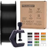 Prusament Premium PETG Jet Black 1.75mm 1kg 3D Printer Filament | PETG filament with &plusmn;0.02 mm precision, low stringing, strong layer adhesion, and reliable tangle-free printing.