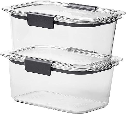 Amazon Com Rubbermaid Brilliance Food Storage Container Medium