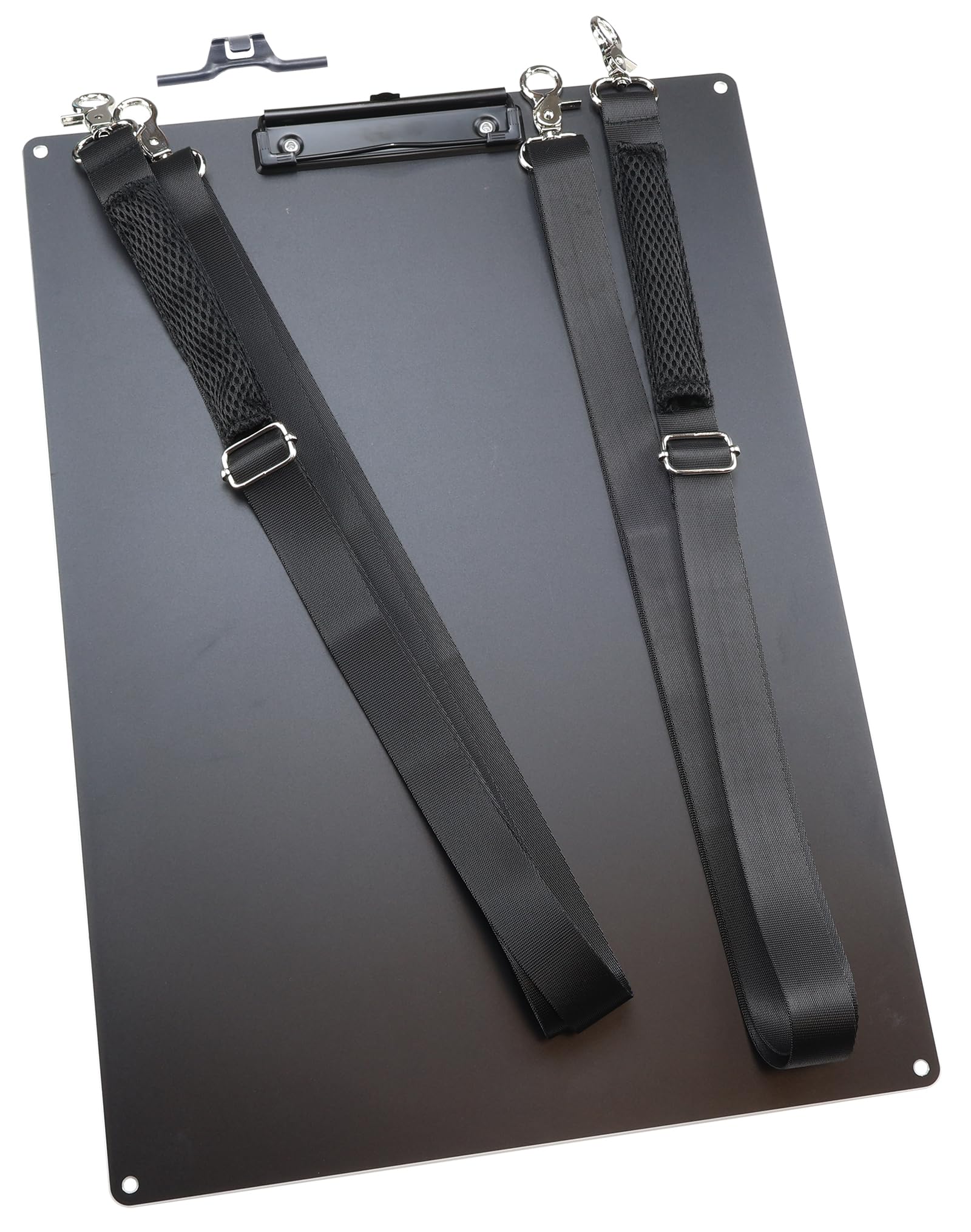 Metal Black Clipboard, Work Clipboards with Pen Holder, A3 Size Vertical Clipboard,School Supplies Drawing Board with 304 Stainless Steel Clips
