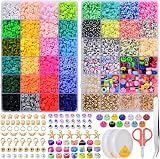 WHEELIO 8500 Clay Beads Bracelet Making Kit for Teen Girls, Multicolor view 1