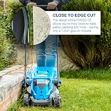 Hyundai 1300W Electric Lawn Mower 33cm Foldable Handle 30L Grass Box view 4