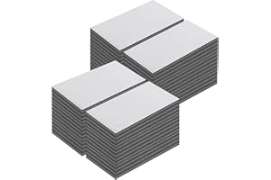 LLPT Self Adhesive Business Card Magnets 200 Packs Easy Peel Stick Promotion Small Magnetic Sheet for Business Marketing Card