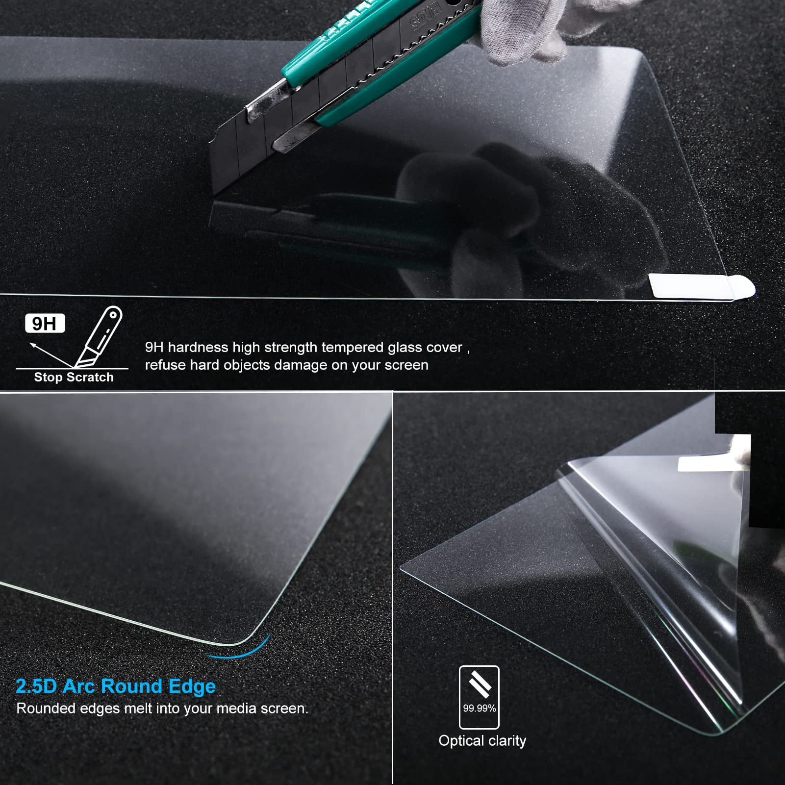 Compatible with Mazda CX-5 CX-9 2025 2024 2023 2022 2021 Accessories Car Navigation Display Screen Touchscreen Protector