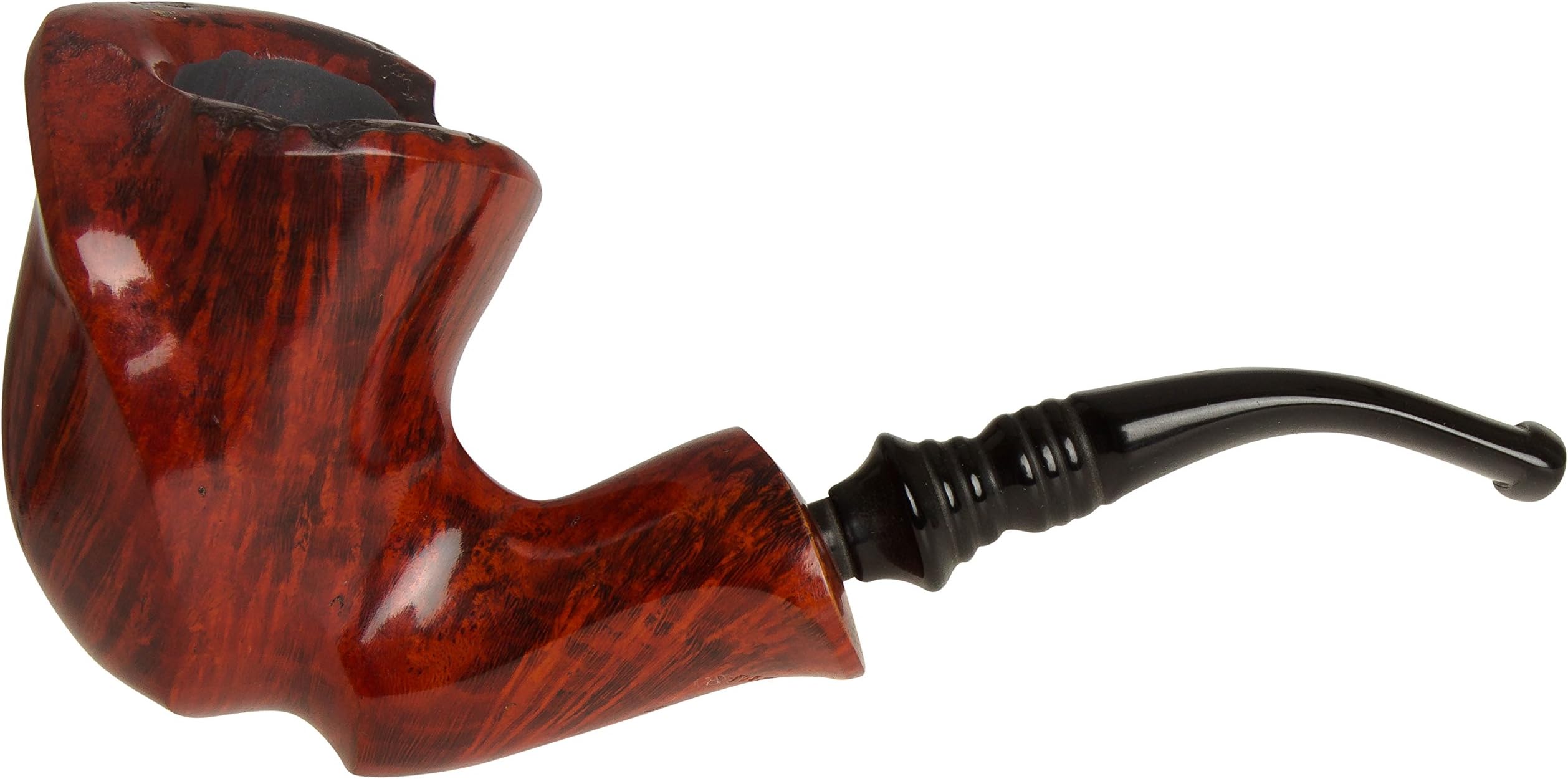 Nording Black Grain #2 Freehand Tobacco Pipe - TP6306