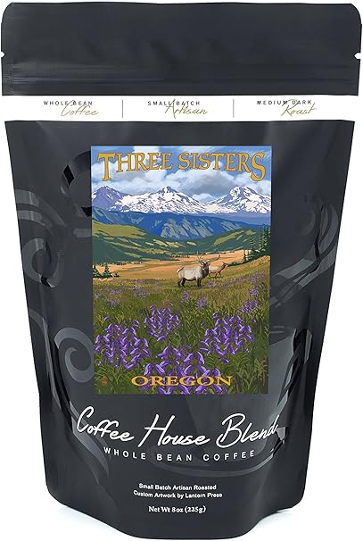 Drei Schwestern Oregon Elk Und Blumen 8oz Coffee Bag Amazon De Lebensmittel Getranke