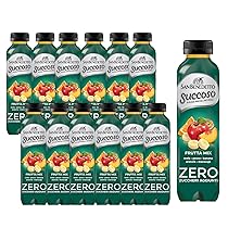 San Benedetto, Succoso Zero al Gusto Fruttamix, 12×400 ml Bevanda Leggera e Dissetante in Acqua Minerale Naturale, Senza Zuccheri, Conservanti Coloranti e Glutine
