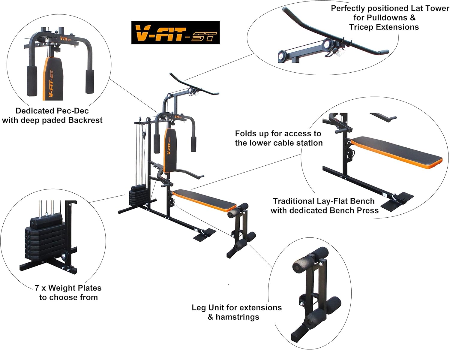 v fit st multi gym > OFF61