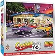 MasterPieces - 1000 Piece Jigsaw Puzzle, Route 66 Pitstop, Fun for Adults, Family, Kids, 19.25" x 26.75"
