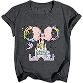 Magic Shirts for Girls Magical Castle Shirt Cute Vacation Trip Tops Summer Clothes