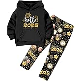 HOTOME Baby Girl Clothes Long Sleeve Toddler Girls Clothes Tie-Dye Hoodie and Girls Leggings 2 Piece Fall Outfits 12M-4Y