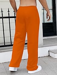 GORGLITTER Men's Baggy Wide Leg Sweatpants Y2K