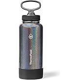 ThermoFlask 32 oz Double Wall Vacuum Insulated Stainless Steel Water Bottle with Straw Lid, Iron Night