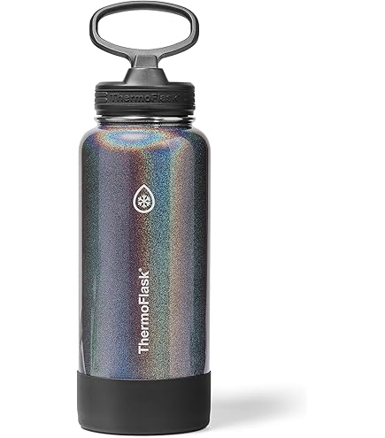 Botella De Agua Térmica 32 Oz - Mantiene Frío 24h Y Calor 12h, Acero Inoxidable, Tapón Popote/boquilla