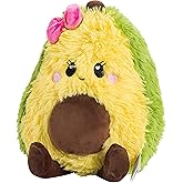 Avocado Microwavable Unscented Heating Pad for Women and Kids- Cute Soft Cozy Pillow Plush Heatable Warm Stuffed Animals - Kawaii Hot and Cold Plushie Food Toy - Avocado Gifts for Girls and Boys