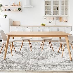 Area Rug 9x12 Vintage Rug: Large Washable Indoor