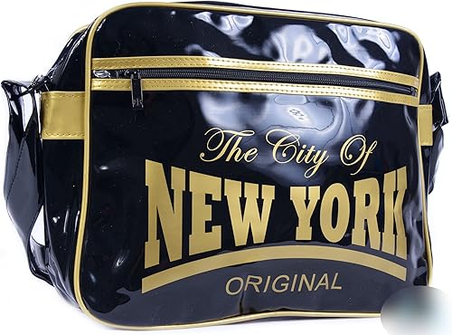 New York Messenger Bag ニューヨークメッセンジャーバッグ スリングバッグ ボディバッグ スクールバッグ ファッションバッグ 通学かばん ノートパソコンバッグ メッセンジャーバッグ Amazon