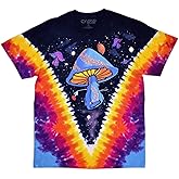 Liquid Blue Men's Plus-Size Space Shroom T-Shirt
