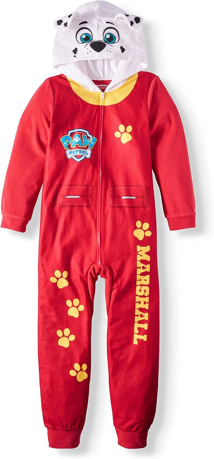 paw patrol footed pajamas