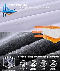 Zoofly Winter Jackets for Men Fleece Lined Wear