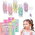 Expressions 10pc Candy Lip Gloss Set – Fruity Flavored Lip Gloss For Girls, 12mL Lip Gloss Tubes w/Precision Applicator, Safe and Non-Toxic Lip Gloss Gift Set For Girls
