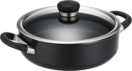 Amazon マイヤー Meyer 両手鍋 サーキュロン ウルティマム 浅型両手鍋 24cm アルミニウム合金 Ih対応 軽量 ブラック うず巻き加工 3層プレミアムふっ素樹脂コーティング 国内正規品 Cua Aw24 フライパン オンライン通販 Amazon マイヤー Meyer 両手鍋 サーキュロン ウルティマム 浅型両手鍋 24cm アルミニウム合金 Ih対応 軽量 ブラック うず巻き加工 3層プレミアムふっ素樹脂コーティング 国内正規品 Cua Aw24 フライパン オンライン通販
