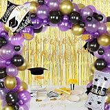 ASelected 6PK Gold Foil Fringe Curtains 1x2m Party Backdrop Photo Booth view 7