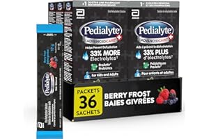 Pedialyte AdvancedCare Plus Electrolyte Powder Sticks Value Pack, Electrolytes For Dehydration, Electrolyte Powder Packets, B