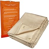Welding Blanket, Heavy Duty Welding Blanket 6FTx8FT Large Size Fiberglass Welding Curtain for Industrial Welding Home Protection Heat Insulation