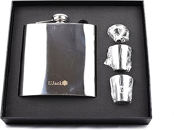 Amazon Ujack ユージャック スキットル 高品質304ステンレス製 ウィスキーボトル ヒップフラスク フラスコ 日本正規品 Ujack フラスコ スキットル