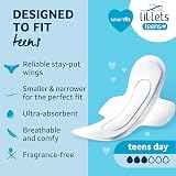 Lil-Lets Teens Day Pads with Wings 70 Pack Light-Mew Medium Unscented view 2