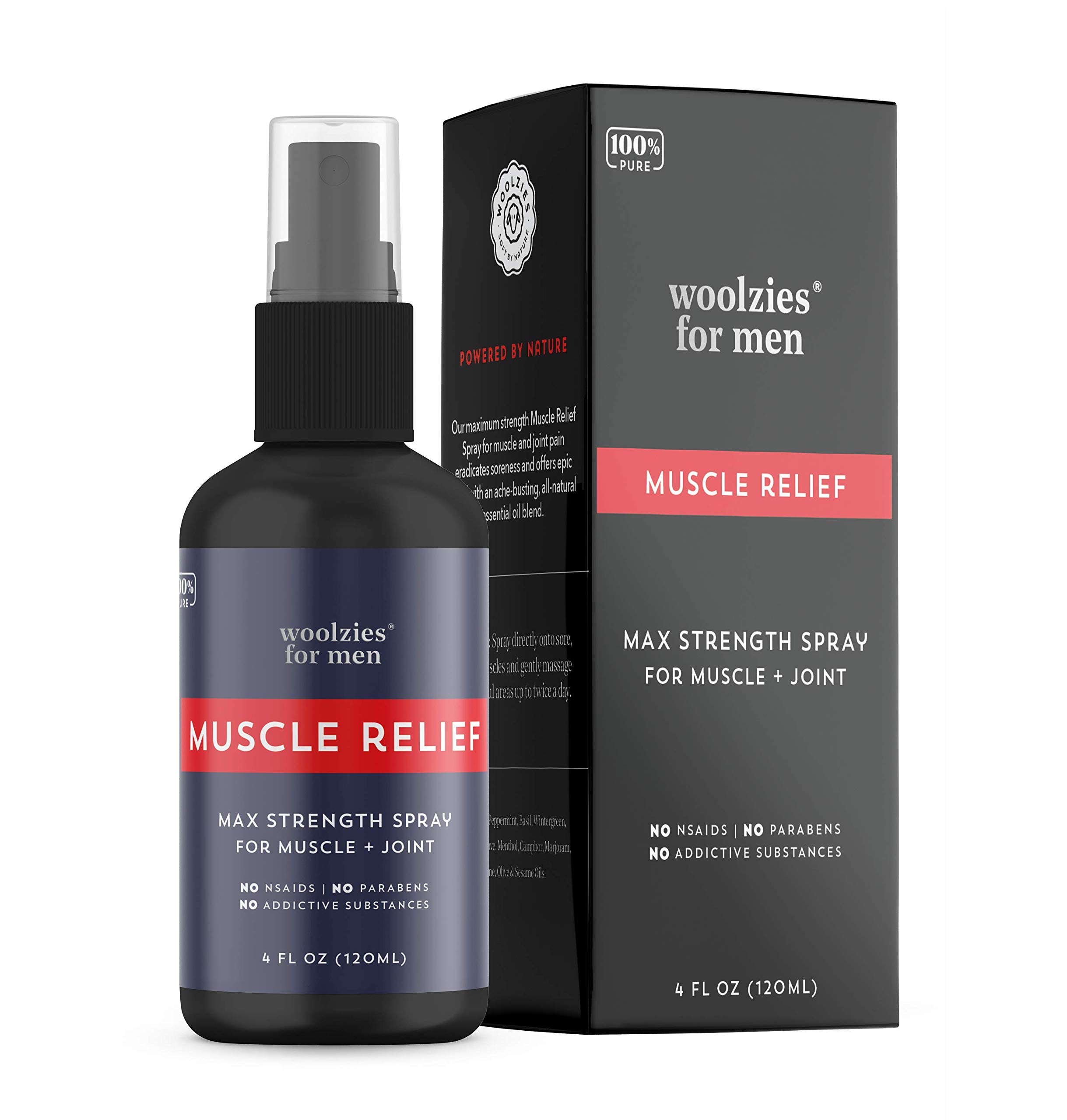 Buy Woolzies 100 Pure Mens Deep Muscle & Pain Relief Essential Oil