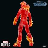 Marvel Legends Series Human Torch Action Figure Red 6-Inch Hasbro view 7