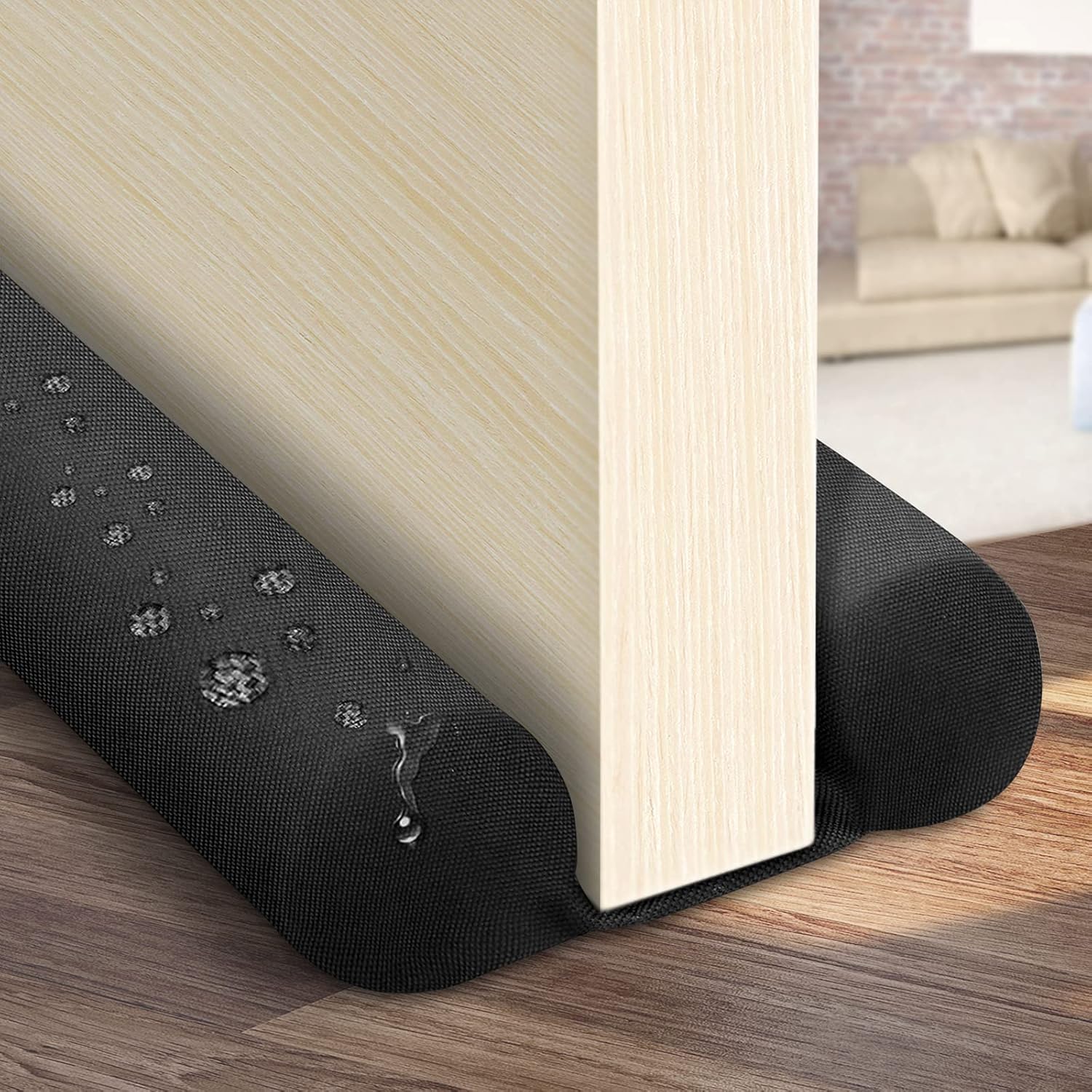 Draft Stoppers - Efoxcity Waterproof Twin Door Draft Stopper Adjustable Size 30