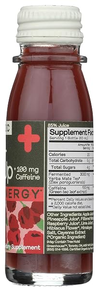 GREENHOUSE ORGANIC PICK ME UP SHOT, 2 FZ