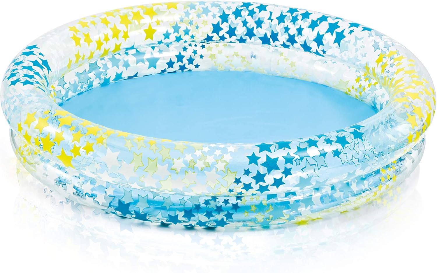 Intex Inflatable Stars Kiddie 2 Ring Circles Swimming Pool (48" X 10") [Assorted Styles]: Toys & Games