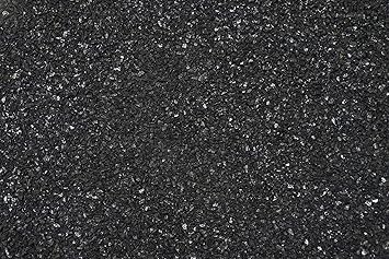 Doubleyou Geovlies & Baustoffe Dekogranulat Granulat Streudeko Farbgranulat Dekosteine Kies Farbe: schwarz/glänzend (1000 g)