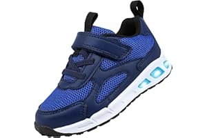 Floranate Light Up Toddler Boys Girls Shoes LED Flashing Lightweight Tennis Walking Sneakers for Toddler and Little Kid