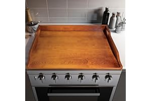 Meliusly® Solid Wood Stove Top Cover Board (30x22 inches, Solid Pine) Noodle Board Stove Cover for Electric and Gas Stove, Wo