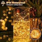 Ollny Fairy Lights Battery Operated 2 Pack 10m 100 LEDs Warm White view 3