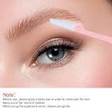 TEUVO Eyebrow Stencil Kit 24 Styles Shaper Beginner Brow Razor Brush Reusable view 9