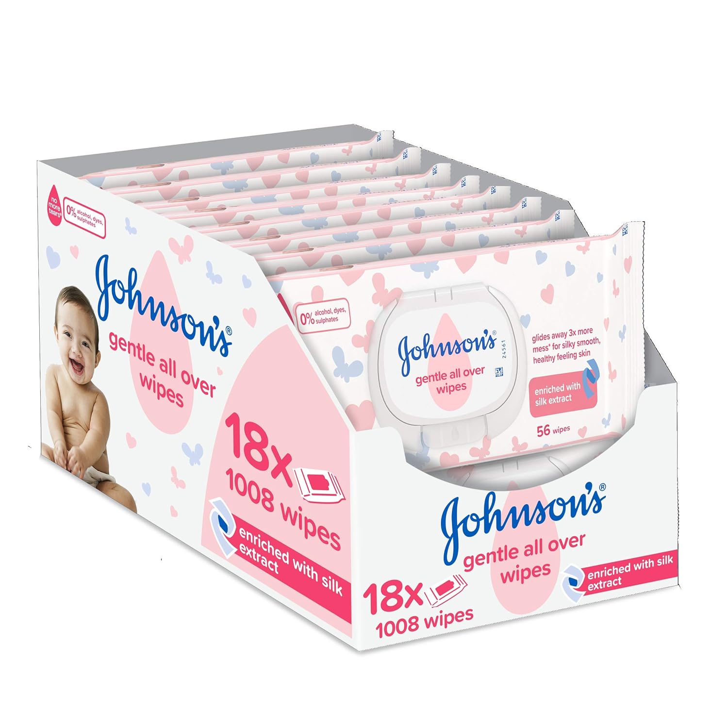johnson's all over baby wipes