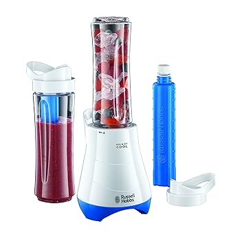 Russell Hobbs 21351 - Mix & Go Cool - Mini batidora, 300 W, cuchilla