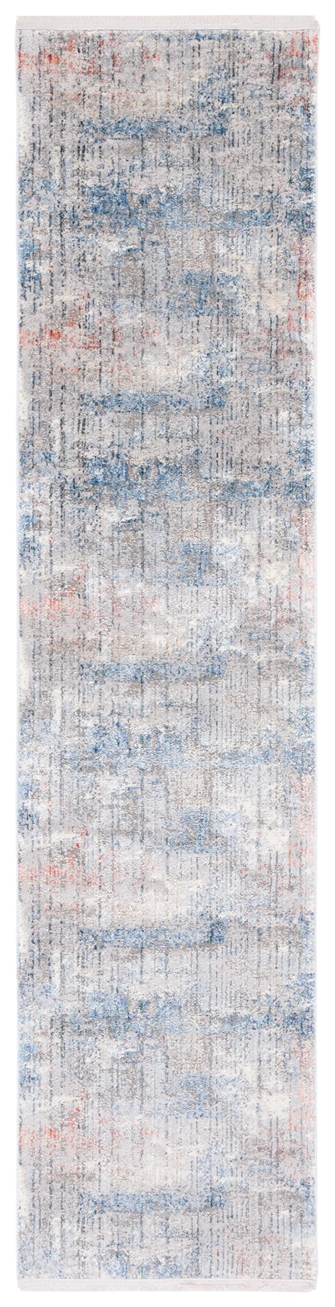Safavieh Dream Collection Contemporary Area Rugs for Living Room Dining Room Bedroom Short Pile Grey and Blue 3ft x 5ft