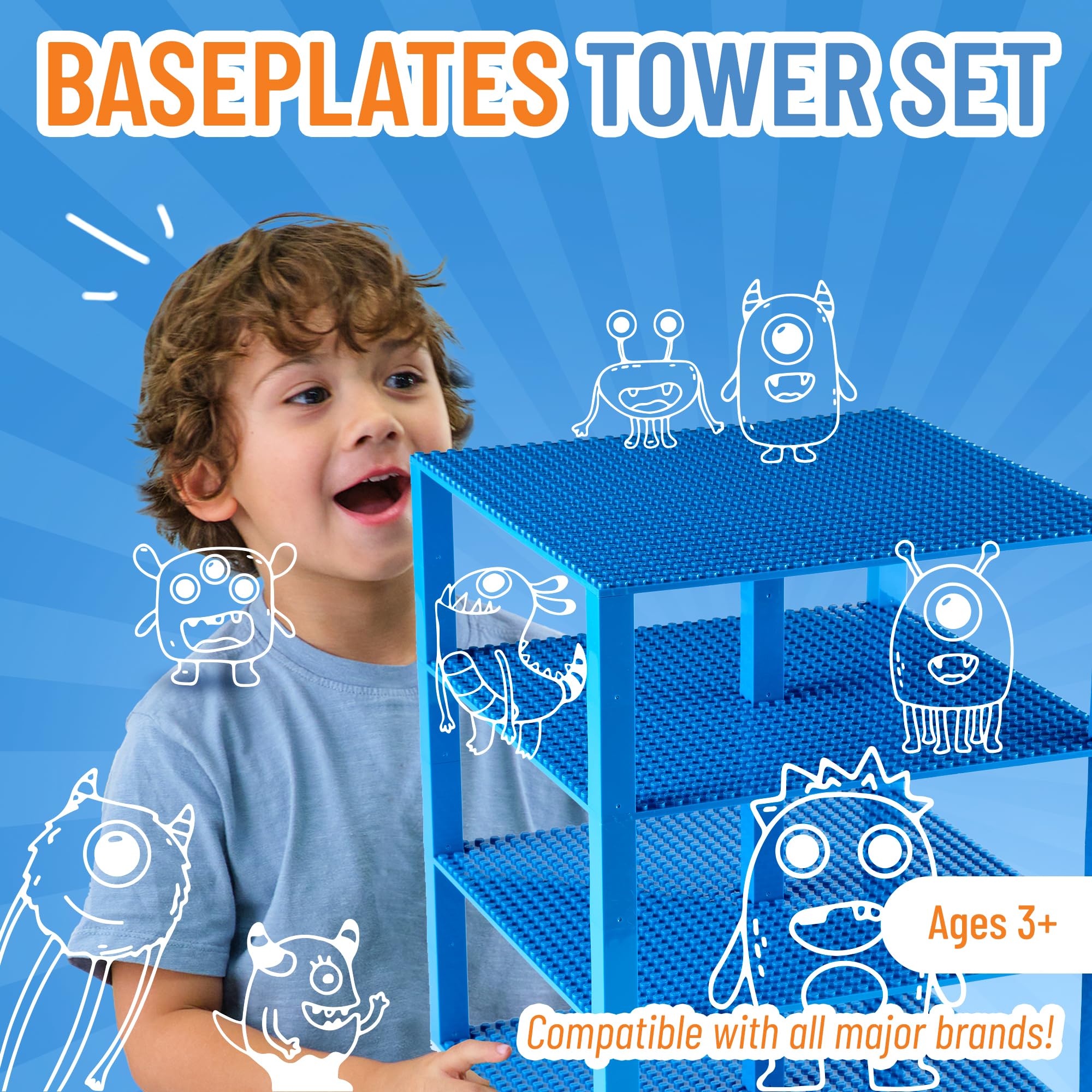 Mua Strictly Briks Compatible with Lego 4 Pack Classic Stackable ...